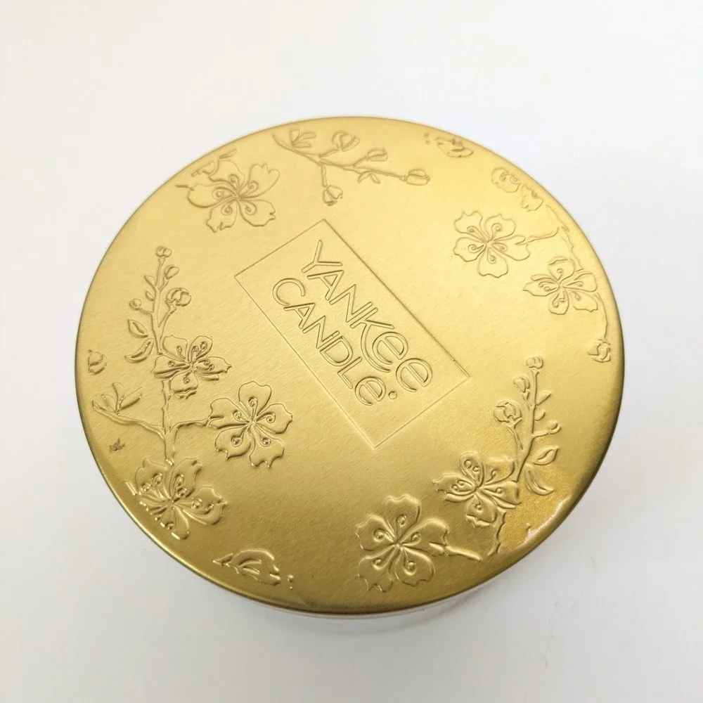 Yankee Candle Sakura Blossom Festival 3 Wick 18oz Cherry Blossom Gold Lid NEW